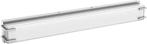 Miniatura 10 de Luz de baño LED sobre espejo de 16" con pantalla de lámpara blanca lechosa 4000K, acabado cromado de luz diurna, barra de baño (cromado)