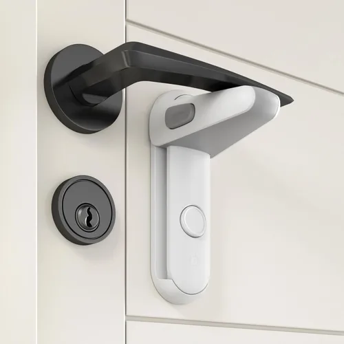 Cerradura de palanca de puerta a prueba de niños, manija de puerta a prueba de bebés, manija de puerta a prueba de niños, cerraduras de puerta para