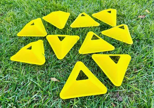 Miniatura 4 de Unicorn Co Premium Fútbol Fútbol Agilidad Plyometric Entrenamiento Triángulo Placa Conos 20pcs