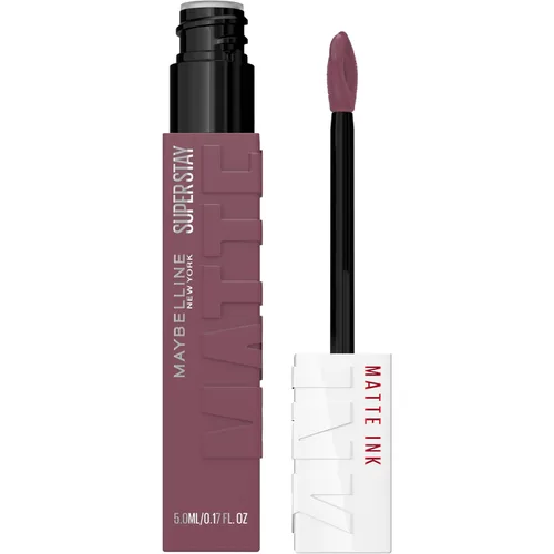 Miniatura 18 de Maybelline Super Stay Matte Ink Barra de Labios Líquida Maquillaje, Color de Alto Impacto de Larga Duración, Hasta 16H de Uso, Amazonian, Marrón 70