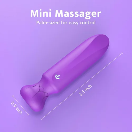 Miniatura 2 de Juguetes sexuales para adultos, vibrador de bala, punto G, clítoris, rosa, juguete sexual con 10 potentes modos de vibración, vibrante, totalmente