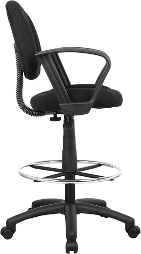 Miniatura 8 de Silla de escritorio ergonómica de Boss Office Products sin posabrazos, color azul, Tela Metal, Negro