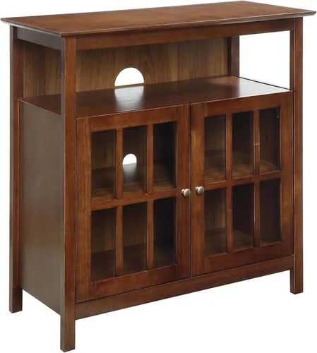 Miniatura 12 de Convenience Concepts Big Sur Highboy Soporte de TV de 36 pulgadas, moderno centro de entretenimiento para televisores de hasta 40 pulgadas, armario