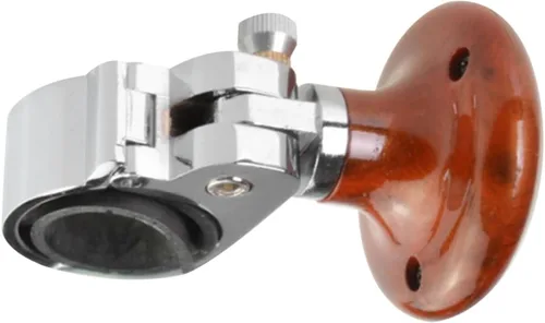 Miniatura 2 de VORCOOL Perilla giratoria para volante de madera, bola universal de mango de potencia suicida para automóviles, camiones, semistractores, barcos