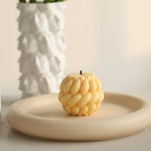 Miniatura 2 de BOOWAN NICOLE Molde de silicona para velas para hacer velas, moldes de fundición de resina epoxi, velas de aromaterapia, cera, jabones, arcilla