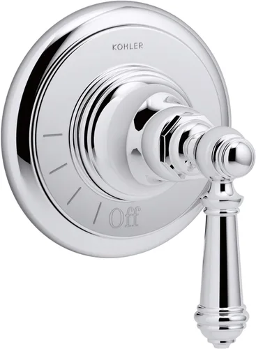 Miniatura 6 de KOHLER T72771-4-BL Artifacts Mastershower Control de volumen válvula de ajuste con palanca de manija, negro mate