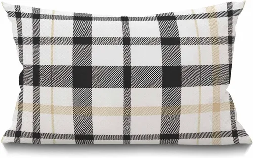 Miniatura 8 de Funda de Almohada con Textura de Mármol, Amarillo Azul Verde Dorado Mármol Fluido Hipster Tinta Lujoso Elegante Colorido Algodón Lino Funda de Cojín