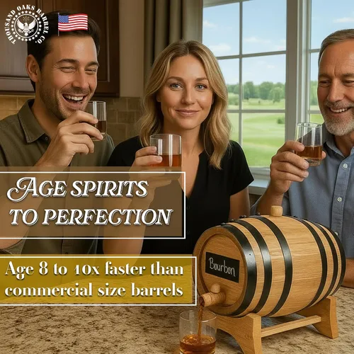 Miniatura 3 de Dispensador de barril de whisky de 1 litro con pizarra frontal, barriles de roble para criar whisky, cócteles, tequila, barril de bourbon decoración