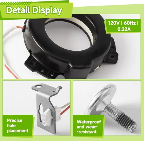 Miniatura 3 de W10754448 Embrague de lavadora compatible con Whirlpool Maytag Kenmore Crosley, pieza de repuesto W10447973 W10817398 W10905022 AP5956756 3452770