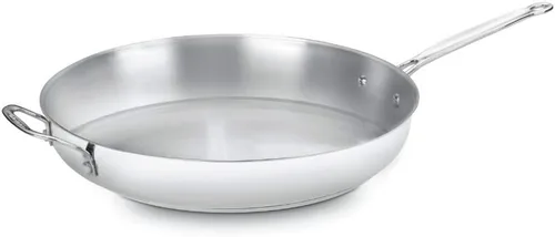 Miniatura 11 de Cuisinart 722-20 Colección de utensilios de cocina clásicos de acero inoxidable de 8 pulgadas, sartén abierta de 8 pulgadas Acero inoxidable clásico