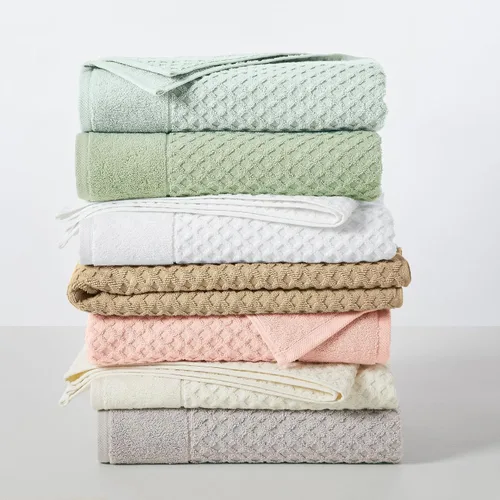 Miniatura 7 de Great Bay Home - Toallas de mano 100% algodón blanco, 6 toallas de baño suaves para manos, altamente absorbentes y de secado rápido, colección