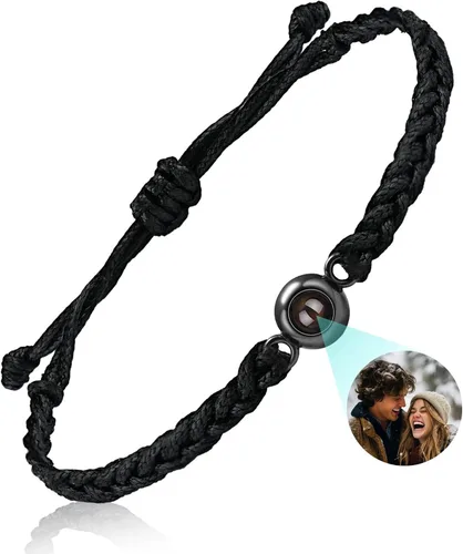 Miniatura 8 de Pulseras personalizadas con fotos, pulsera con imagen en el interior, pulseras para parejas, foto personalizada, regalos de cumpleaños