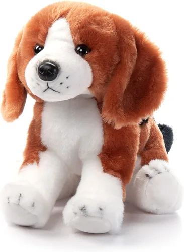 The Petting Zoo Beagle - Peluche de perro de peluche, regalos para niños, juguete de peluche de perro de 12 pulgadas