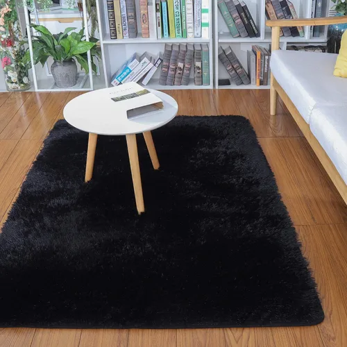 Miniatura 93 de Merelax Alfombra Moderna Suave y Esponjosa Shaggy para Dormitorio Sala de Estar Decoración de Sillas Pequeñas Alfombras Tapetes para Pies Piso, Verde