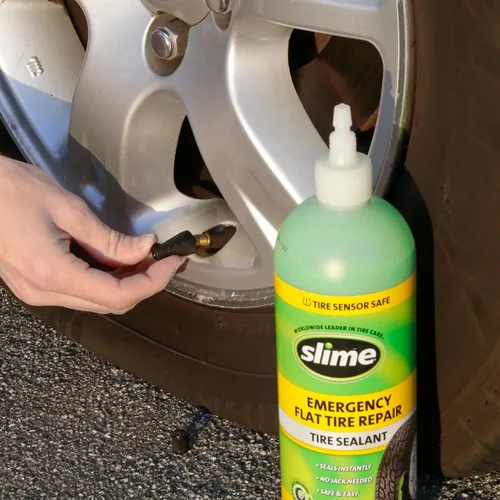 Miniatura 2 de Slime 10011 Sellador de reparación de pinchazos de neumáticos desinflados, reparación de emergencia para vehículos de carretera, adecuado