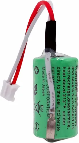 Miniatura 5 de Paquete de 5 baterías de iones de litio CJ1W-BAT01 de 3 V, 1000 mAh, para OMRON PLC CP1H CP1L CR14250SE-R