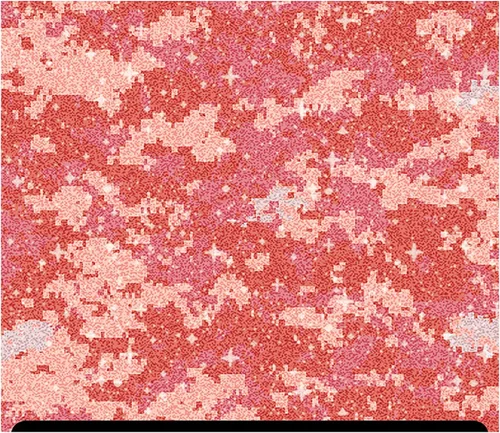 Miniatura 7 de Camuflaje Estampado Glitter HTV (13.33" x 12") - Camuflaje Azul