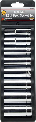 Miniatura 7 de Performance Tool W36002 Juego de llaves SAE de 6 puntos con accionamiento de 1/4 pulgadas, 10 piezas