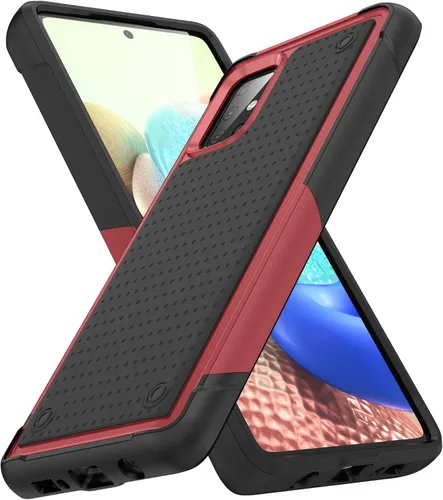 Miniatura 11 de Diseñado para Samsung Galaxy A71 5G Funda 2 en 1 Regalo Grado Militar Protección contra Caídas Cubierta Resistente de Servicio Pesado a Prueba