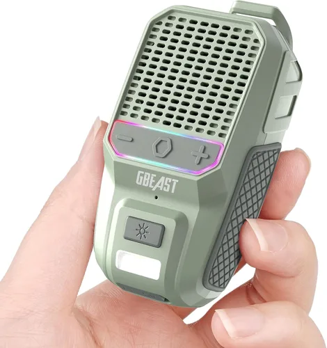 Miniatura 11 de GBEAST Altavoz Bluetooth Portátil Vestible Actualizado 2026, Mini Altavoces Portátiles con Clip, Tiempo de Reproducción Todo el Día, Impermeable
