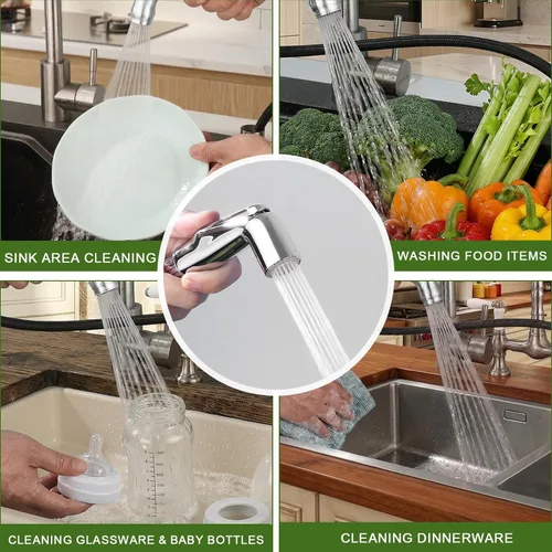 Miniatura 3 de Accesorio de rociador para fregadero de cocina compatible con rociador de grifo Moen reemplazo de cabezal rociador lateral de cocina y conjunto