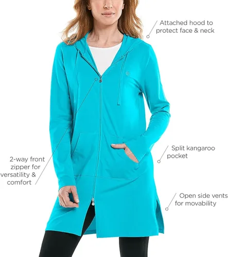 Miniatura 5 de Coolibar Sudadera con capucha para mujer UPF 50+ - Protección solar