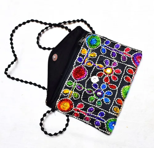 Miniatura 4 de YUSRA HANDICRAFTS - Bolsas de mano elegantes para mujer, bolsas hechas a mano para niñas, bolsas de boda de noche, bolsa de mano para mujer, Multi