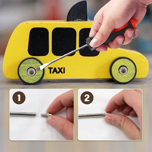 Miniatura 5 de 4 PIEZAS Tubos Roscados Huecos de Acero Inoxidable Tubo Capilar de 4 Pulgadas Varillas Roscadas Interiores Espárragos Tubería Redonda Metal