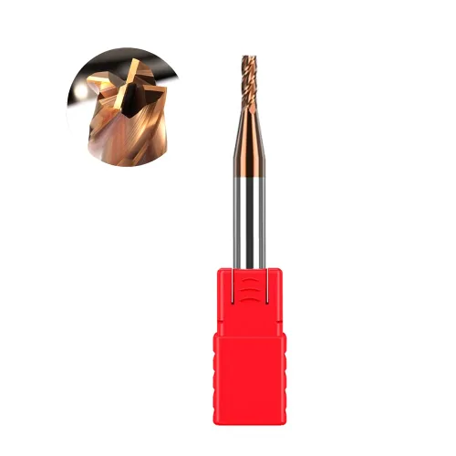 Miniatura 8 de ASNOMY 5 piezas de fresas cuadradas de carburo – 1/8 pulgadas (0.118 in) molino de extremo de carburo de grano micro para aceros de aleación/aceros