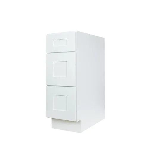 Miniatura 4 de Hollywood Fabiani Design Gabinete de cocina con base de cajón de 15 pulgadas de ancho x 24 pulgadas de profundidad x 34.5 pulgadas de alto
