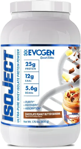Miniatura 14 de Evogen Isoject - Aislado de proteína de suero Proteína de suero en polvo ultra pura con enzimas encendedoras, BCA y EAA Absorción y recuperación