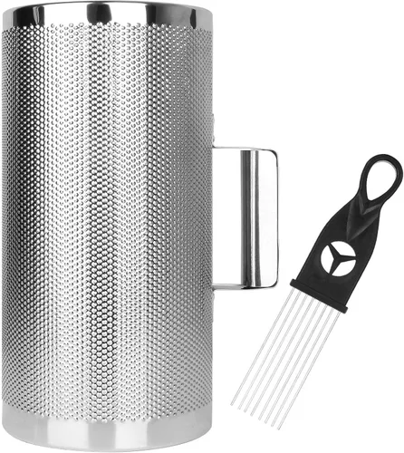 12" x 6" Instrumento Guiro de acero inoxidable Latino Percusión Metal Guiro Shaker con raspador Instrumento de percusión, Guira Dominicana, Wiro