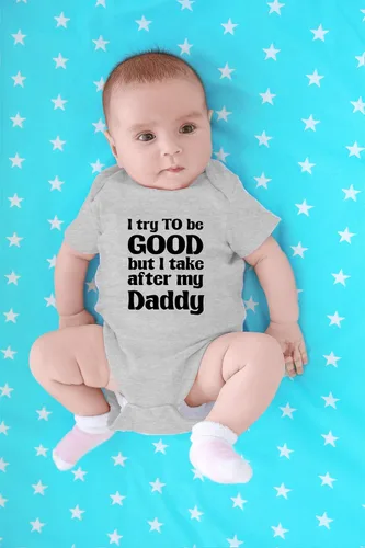 Miniatura 4 de I Try To Be Good, Take After My Daddy - Body de una pieza para bebé