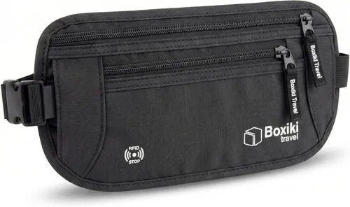 Miniatura 9 de Cinturón de dinero con bloqueo RFID para viajes – Cartera de viaje oculta ultracómoda, liviana y resistente al agua con correa ajustable – Portador