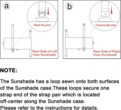 Miniatura 7 de Extensor de visera de automóvil, extensor de parasol para parabrisas y ventana lateral (negro)