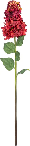 Vickerman Espray de hortensias de cono artificial burdeos de 35.5 pulgadas, 2 por bolsa.