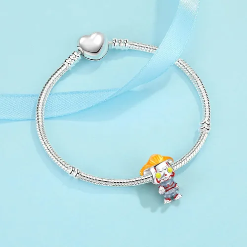 Miniatura 6 de Pennywise - Dije de payaso para pulsera Pandora de plata de ley 925 regalo de terror para mujer pulseras de plata de ley para mujer regalos