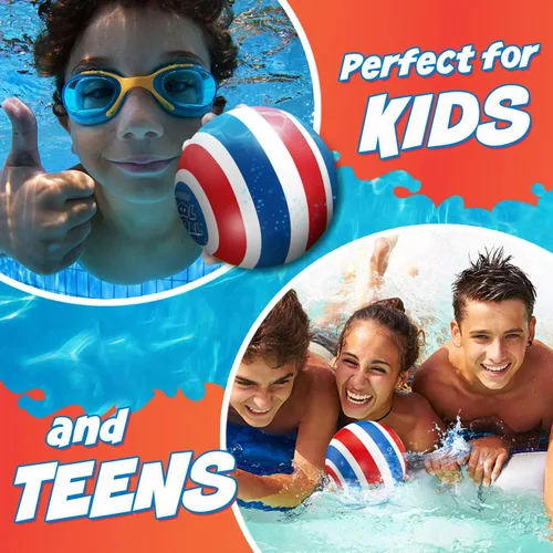 Miniatura 4 de La pelota de piscina definitiva: llénala con agua para jugar juegos submarinos Los mejores juguetes de piscina para niños de 8 a 12 años, divertidos
