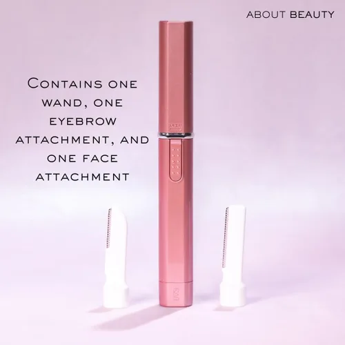 Miniatura 6 de About Face Sonic Beauty Wand - Removedor de vello facial eléctrico y moldeador de cejas, ideal para afeitar, exfoliar y dar forma a las cejas