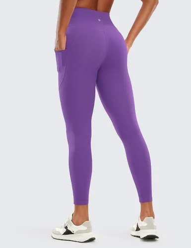 Miniatura 2 de CRZ YOGA - Leggings de entrenamiento cepillados con sensación de desnudez para mujer, de 25 pulgadas, pantalones deportivos para yoga de cintura