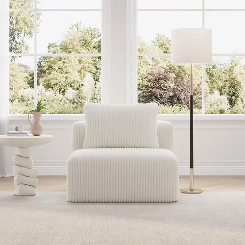 Miniatura 44 de Novilla 141" Sofá seccional modular, sofá seccional moderno en forma de nube con soporte Smarts Coil™, sofá sin huesos en forma de U para sala
