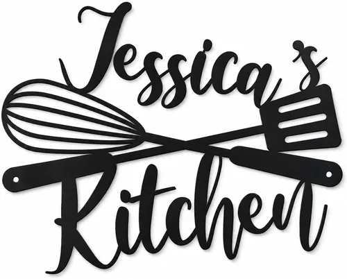 Miniatura 9 de Letrero de metal personalizado para barra de café, arte de pared con nombre personalizado para cocina o cafetería, decoración de estación de café