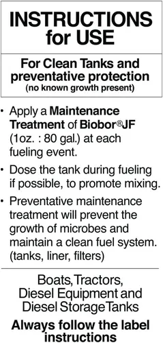 Miniatura 4 de BIOBOR JF Aditivo de Combustible Diesel: Suplemento Biocida de Combustible Altamente Efectivo, Previene la Corrosión de los Depósitos