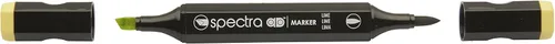 Miniatura 11 de AD Marker Chartpak Spectra, Tri-Nib y cepillo de doble punta, verde manzana, 1 cada uno (S044AD)