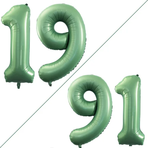 Miniatura 356 de Goer, conjunto de globos de papel aluminio para decoraciones de cumpleaños, globos de las letras de feliz cumpleaños y de números Oro