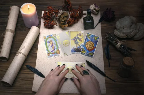 Miniatura 8 de IXIGER Cartas de tarot con guía (idioma español no garantizado), 78 cartas de tarot originales, juego de adivinación para principiantes y lectores