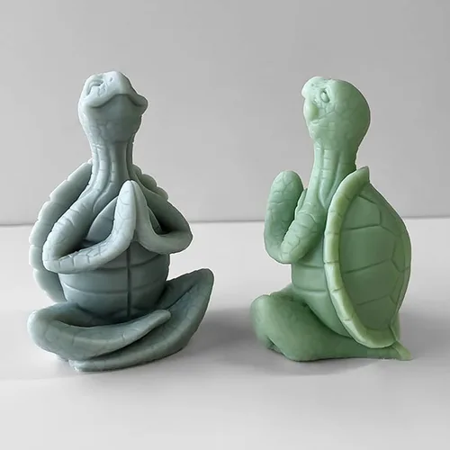 Miniatura 10 de Juego de moldes para velas de resina y silicona de animales y búhos, molde de animales 3D para decoración del hogar y fabricación de velas Búho-3260