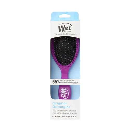Miniatura 11 de Wet Brush - Cepillo desenredante original con cerdas ultrasuaves IntelliFlex, color morado, que se desliza a través de los nudos con facilidad