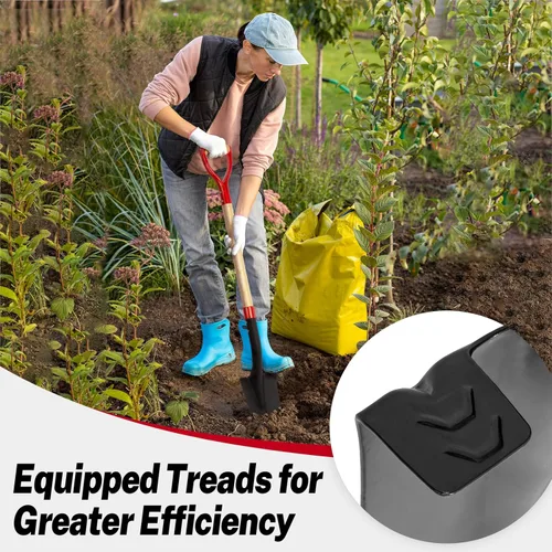 Miniatura 3 de Nohovu Pala para Excavar, Pala Resistente con Mango en D, Pala de Zanja para Jardinería, 45 Pulgadas