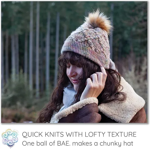 Miniatura 6 de BAE by Living Dreams - Ovillo de lana tierno, fuerte y súper suave para los tejidos de invierno junto a la piel. Hilo de lana merino 100% extrafino
